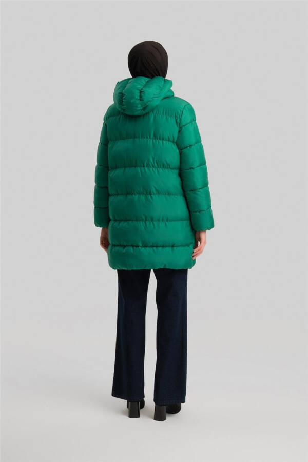 Benetton Green Quilted Jacket (23Kd8303) - 6