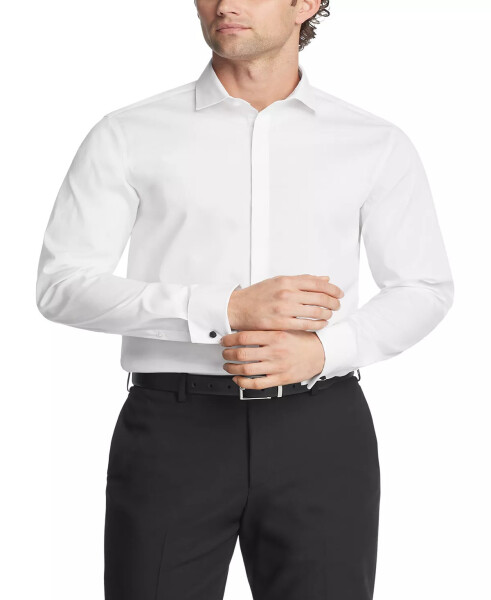 Бесконечный Цвет, Мужская Slim Fit Рубашка WHITE - 1