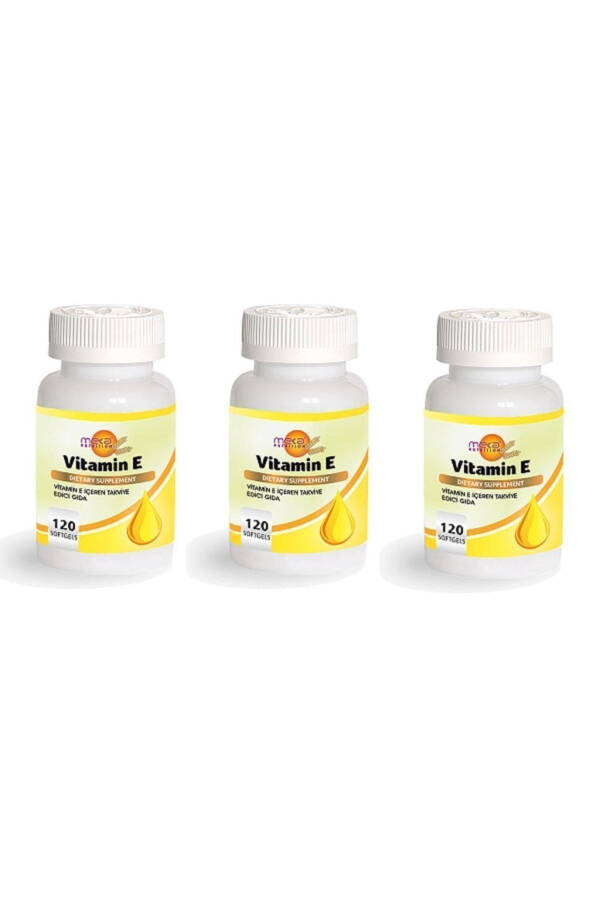 Beslenme Vitamini E 120 Softjel 3 Kutu - 1