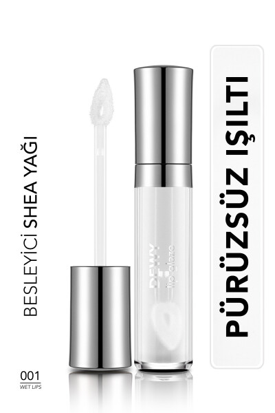 Besleyici Dudak Parlatıcısı - Dewy Lip Glaze - 001 Wet Lips-8682536068017 - 33