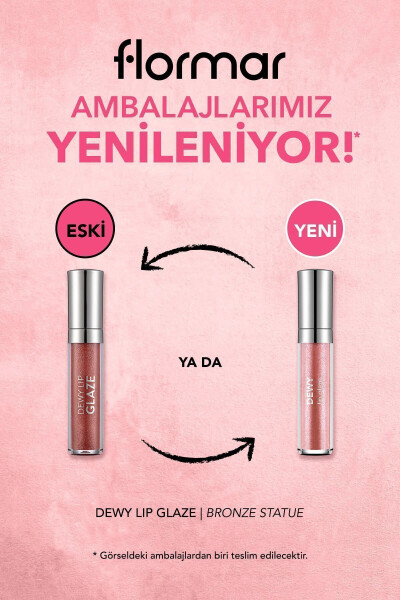 Besleyici Dudak Parlatıcısı - Dewy Lip Glaze - 005 Bronz Heykel - 8682536068093 - 2