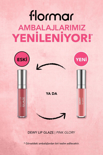 Besleyici Dudak Parlatıcısı - Dewy Lip Glaze - 013 Pembe Zafer - 8682536068253 - 18