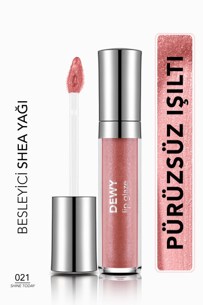 Besleyici Dudak Parlatıcısı - Dewy Lip Glaze - 021 Shine Today!-8682536069380 - 25