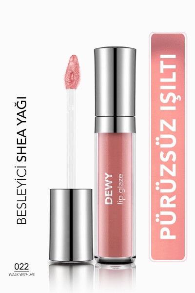 Besleyici Dudak Parlatıcısı - Dewy Lip Glaze - 022 Walk With Me-8682536069403 - 25