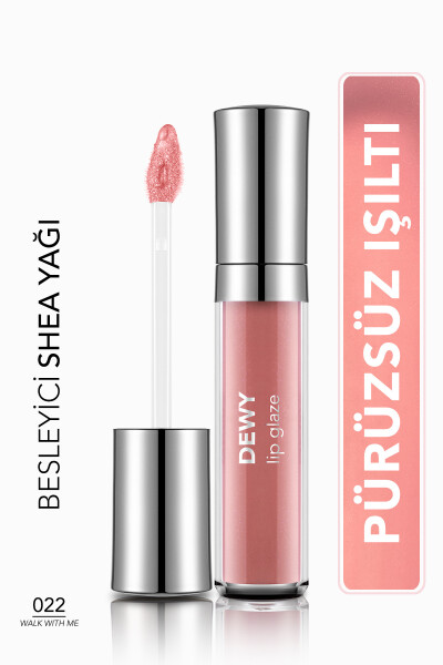 Besleyici Dudak Parlatıcısı - Dewy Lip Glaze - 022 Walk With Me-8682536069403 - 33