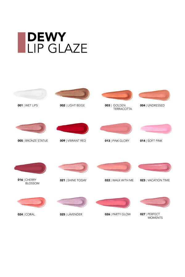 Besleyici Dudak Parlatıcısı - Dewy Lip Glaze - 027 Mükemmel Anlar - 8682536069502 - 38