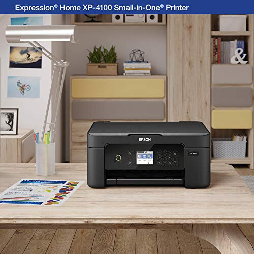 Беспроводной цветной принтер Epson Expression Home XP-4100 со сканером и копиром - 5