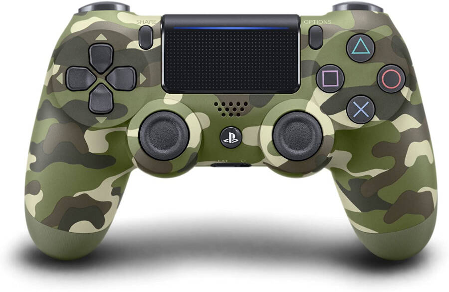 Беспроводной контроллер DualShock 4 для PlayStation 4 - Зелёный камуфляж - 2