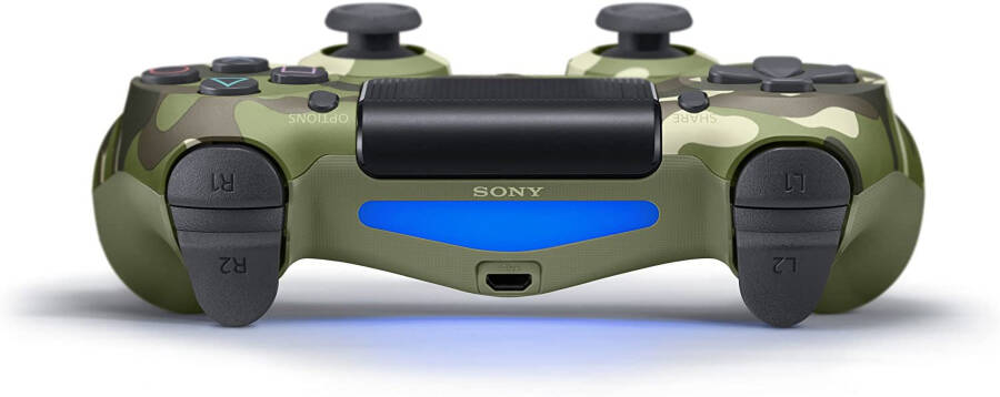 Беспроводной контроллер DualShock 4 для PlayStation 4 - Зелёный камуфляж - 4