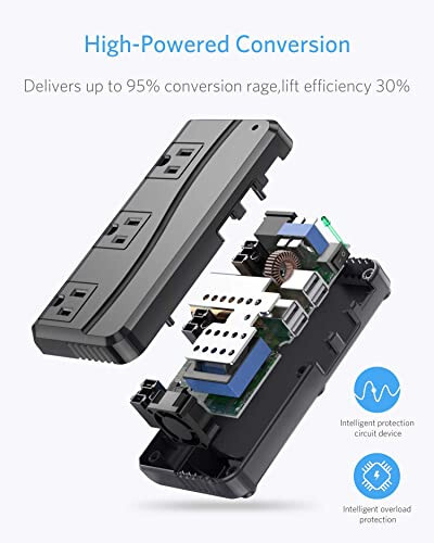 BESTEK 250 Vt Quvvat Konvertori 3 Chiqishli va 4 Portli USB Sayohat Voltaj Konvertori 220V dan 110V gacha Tip G/D/M/AU/US Sayohat Ulagich Adaptorlari bilan - 5