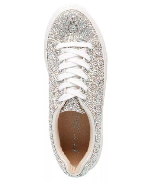 Betsey Johnson Women's Sidny Platform Sneakers Rhinestone - 6