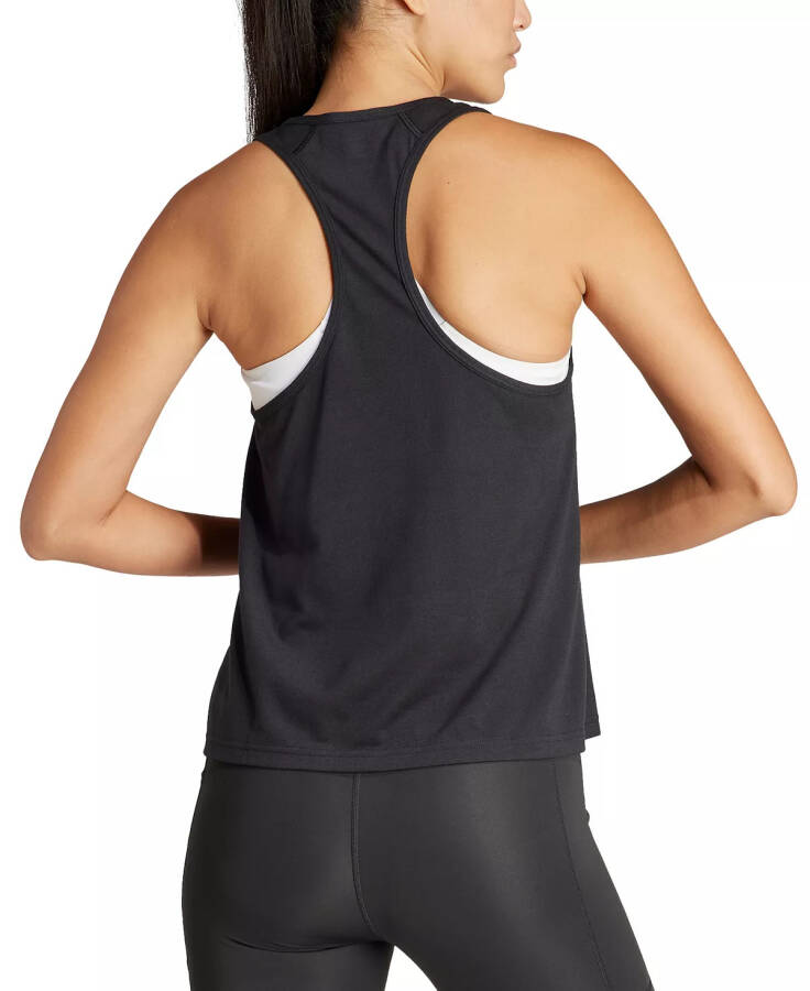 Beyaz Kadın Antrenman Küçük Logo Racerback Tank Üstü - 6