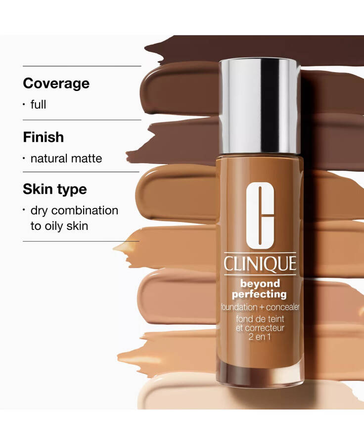 Beyond Perfecting Foundation + Concealer, 1 oz. 5.75 Cork - 4