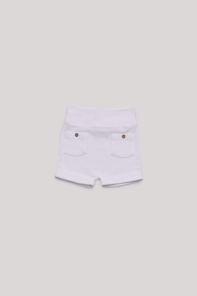 BG Store Baby Boy Ecru Shorts - 1