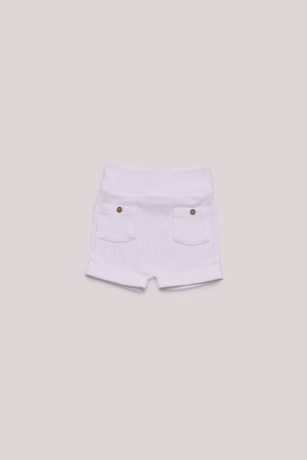 BG Store Baby Boy Ecru Shorts - 1