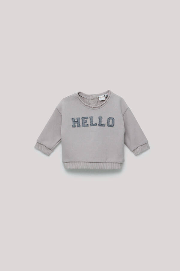 BG Store Baby Boy Grey Sweatshirt - 1