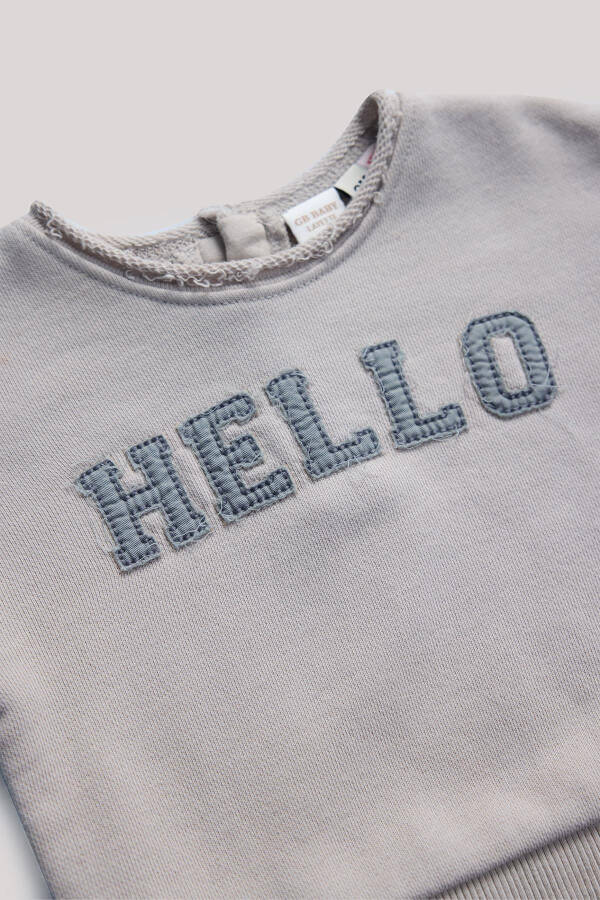 BG Store Baby Boy Grey Sweatshirt - 3