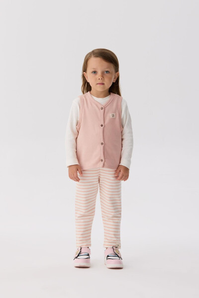 BG Store Baby Girl Salmon Vest - 5