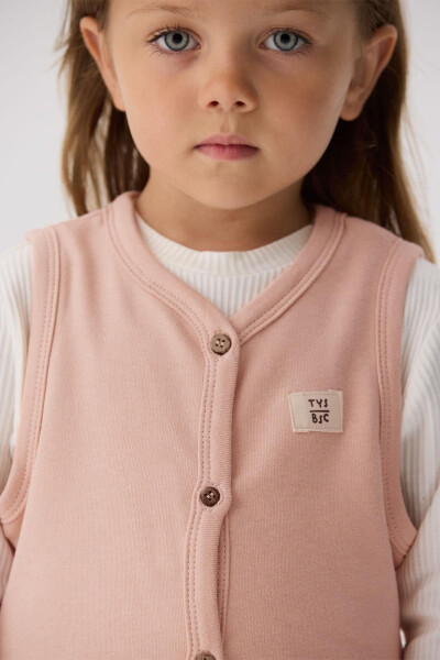 BG Store Baby Girl Salmon Vest - 7