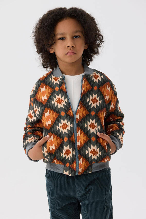 BG Store Boys' Printed Jacket - 9