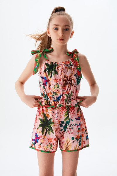 Bg Store Girls' Printed Jumpsuit 23ss2sw6801 - 7