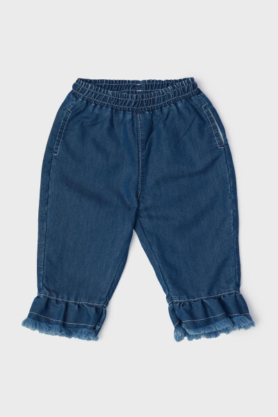 BG Store Kız Bebek Denim Eşofman Altı - 4