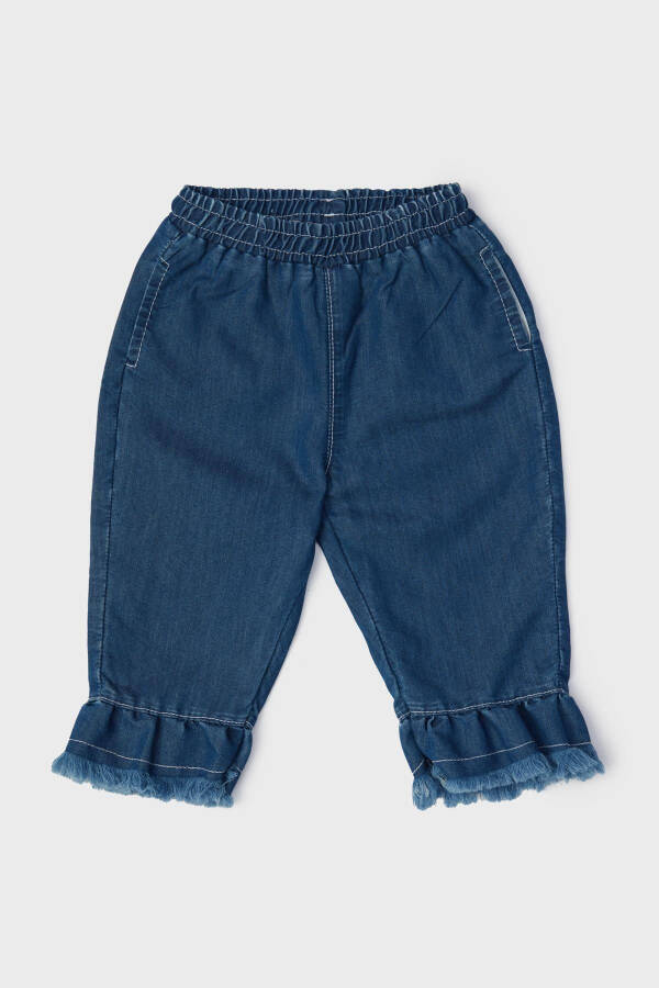 BG Store Kız Bebek Denim Eşofman Altı - 4