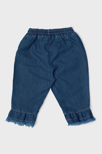 BG Store Kız Bebek Denim Eşofman Altı - 5