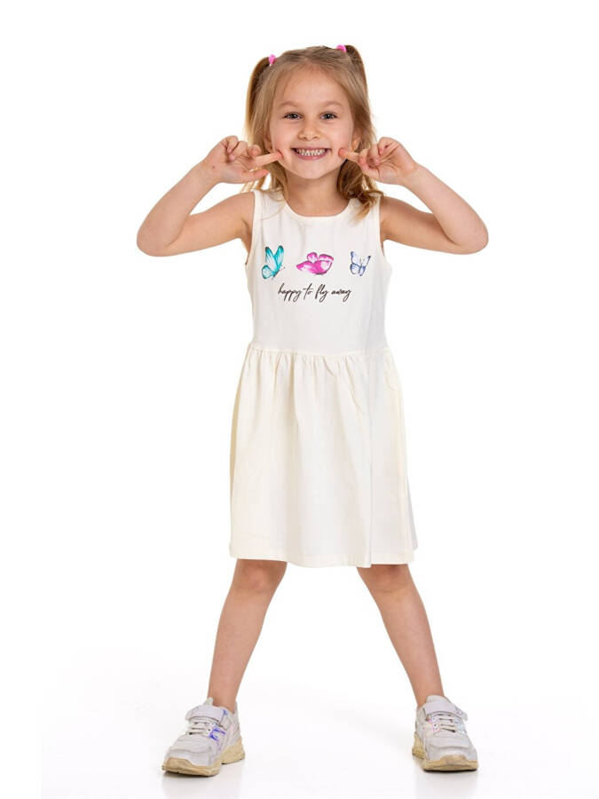 Bicycle Collar Baby Girl Dress - 6