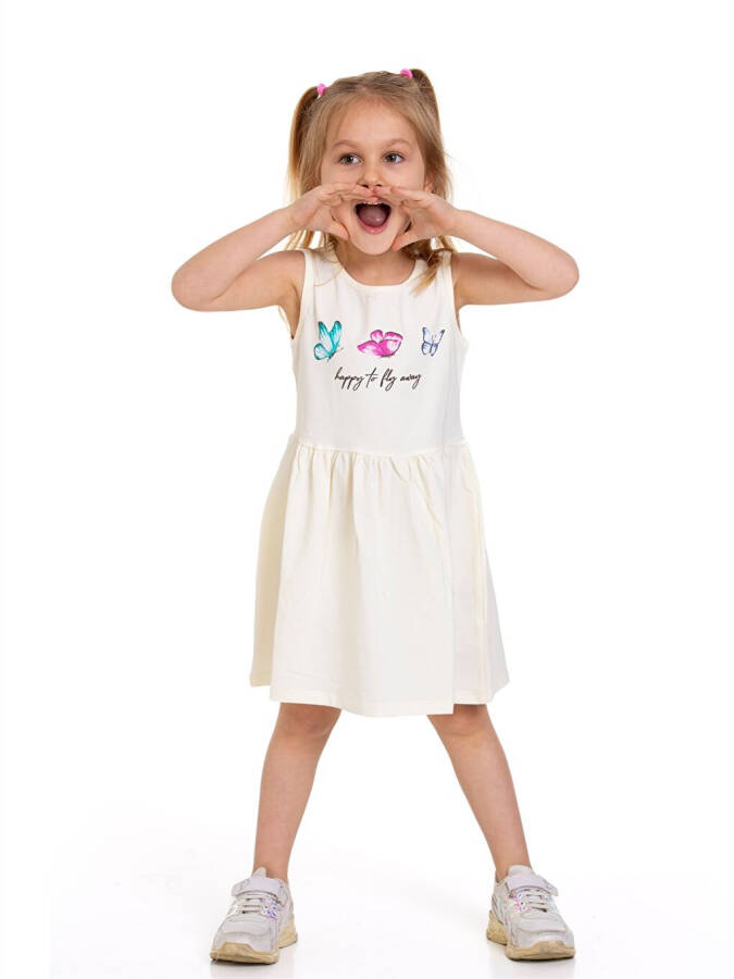 Bicycle Collar Baby Girl Dress - 4