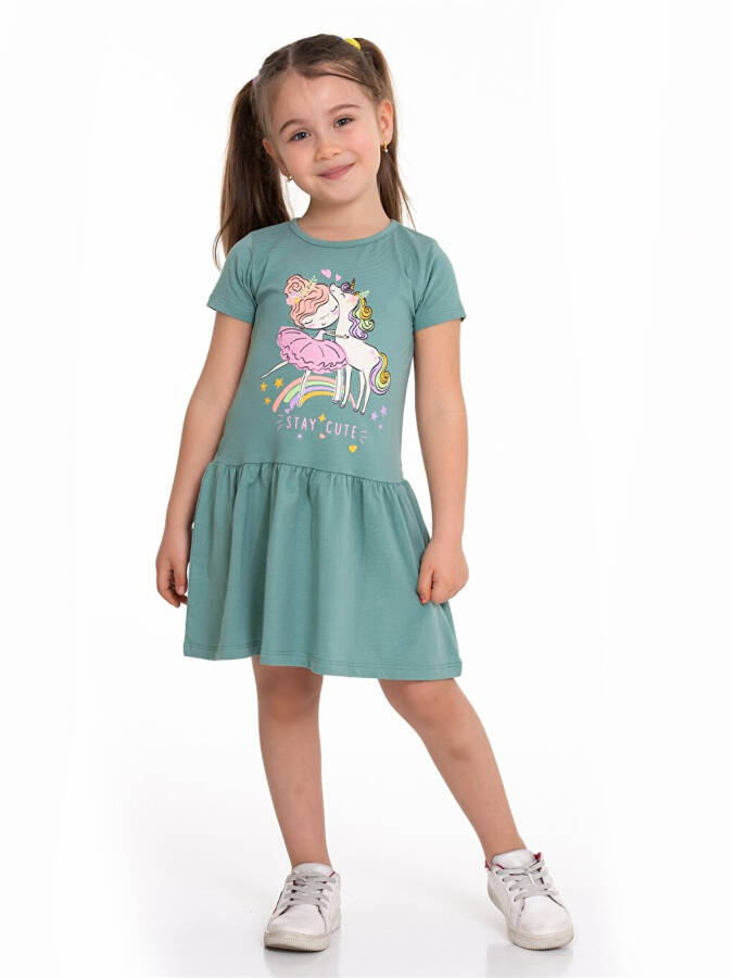 Bicycle Collar Baby Girl Dress - 6