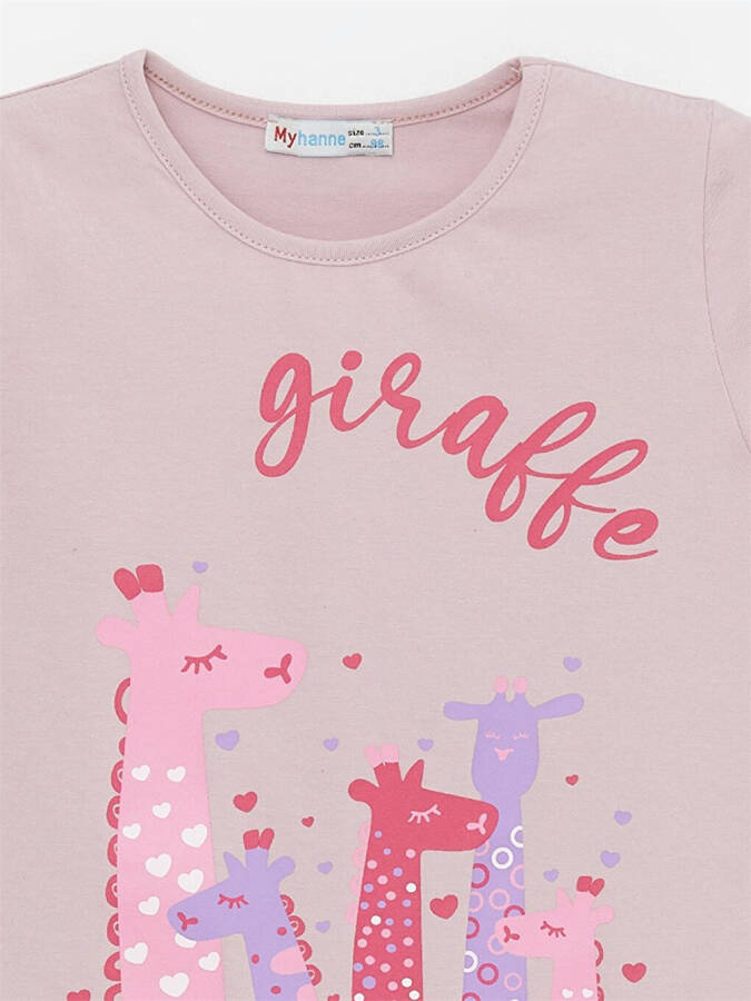 Bicycle Neck Baby Girl T-Shirt - 5