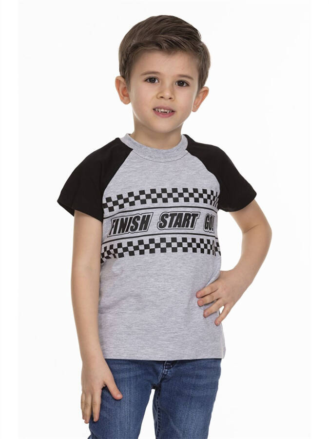 Bicycle Neck Printed Baby Boy T-shirt - 2