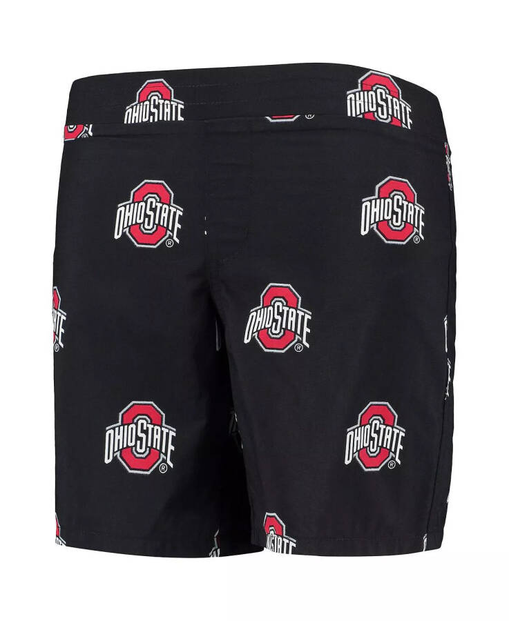 Big Boys Black Ohio State Buckeyes Backcast Printed Omni-Shade Shorts Black - 8