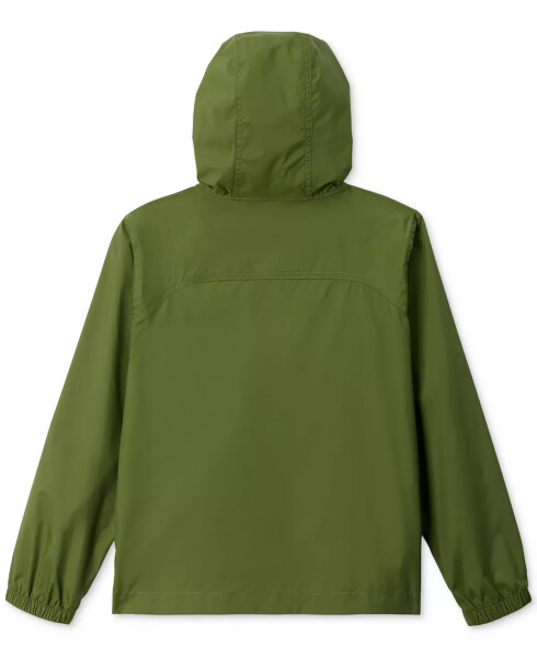 Big Boys Glennaker Full-Zip Hooded Rain Jacket Canteen - 2