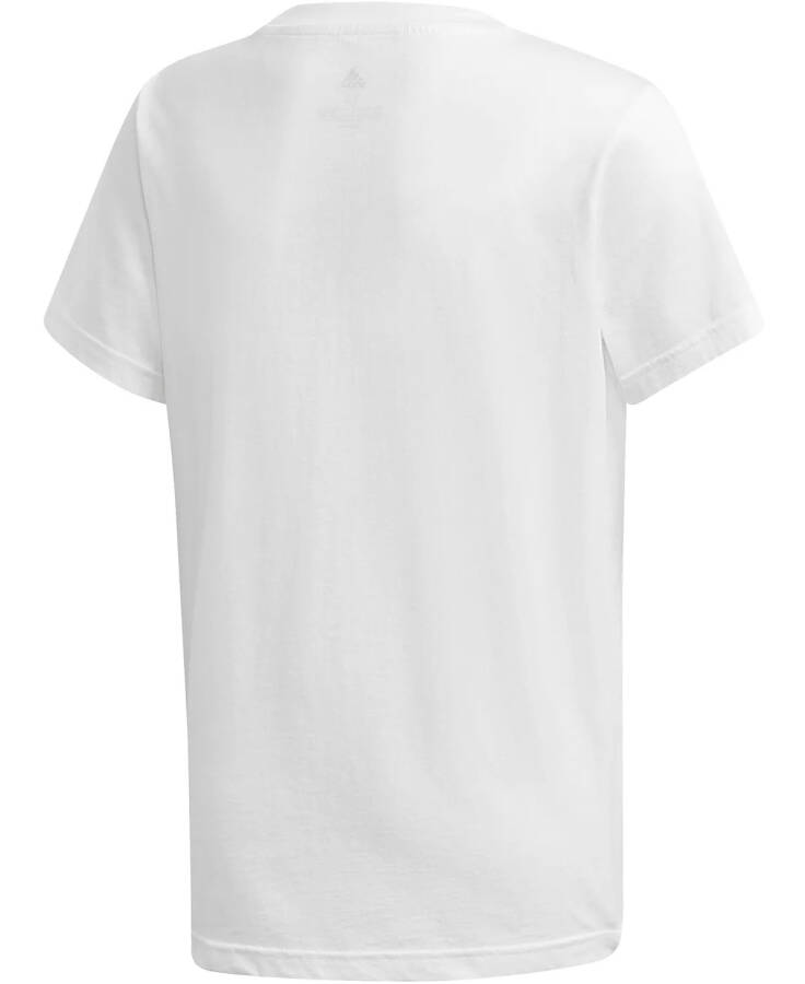 Big Boys Logo-Print Cotton T-Shirt White/Black - 7