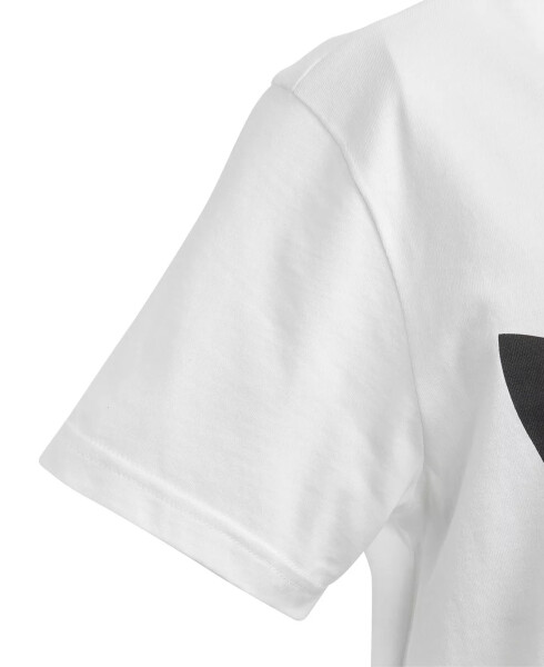 Big Boys Logo-Print Cotton T-Shirt White/Black - 10