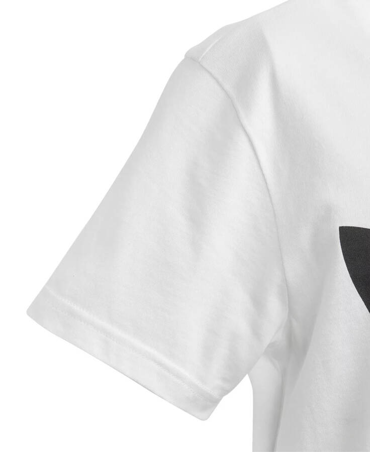 Big Boys Logo-Print Cotton T-Shirt White/Black - 5