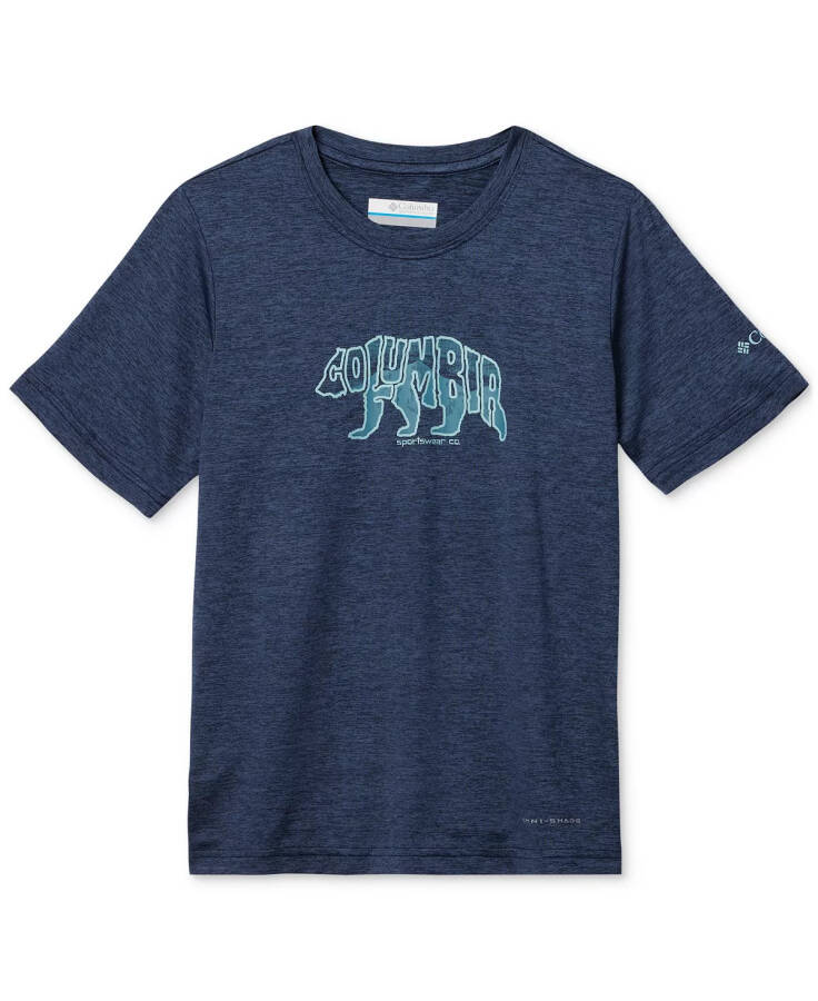 Big Boys Mount Echo Short Sleeves T-shirt Collegiate Navy, Bearly Stroll - 1