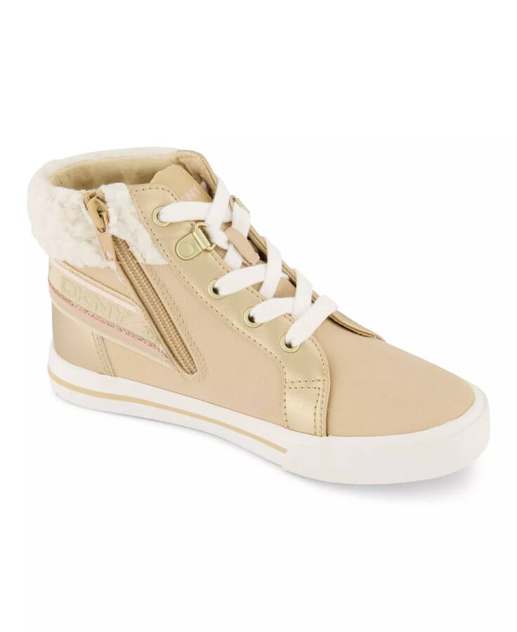 Big Girls Hannah Elastic Sneakers Gold-tone - 1