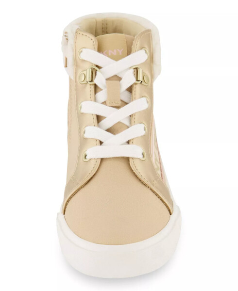 Big Girls Hannah Elastic Sneakers Gold-tone - 4