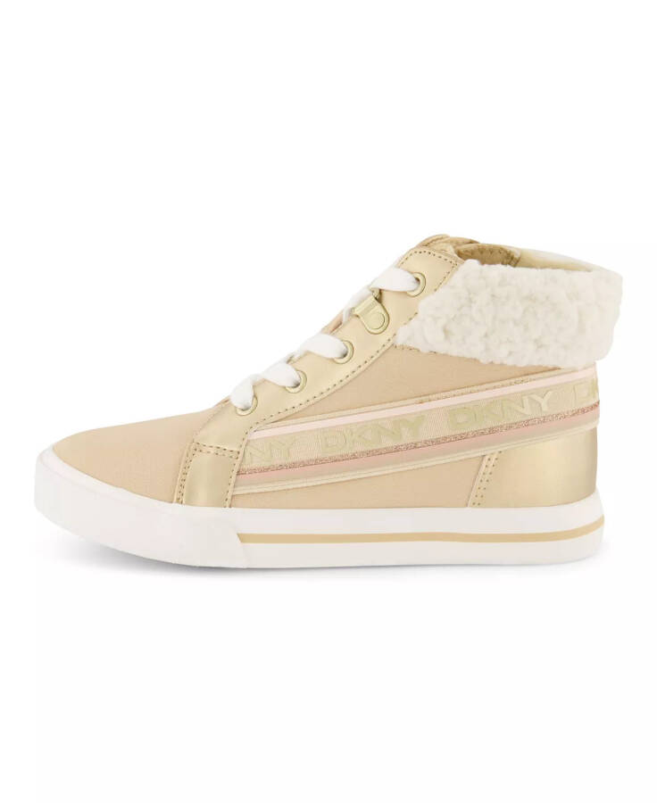 Big Girls Hannah Elastic Sneakers Gold-tone - 5