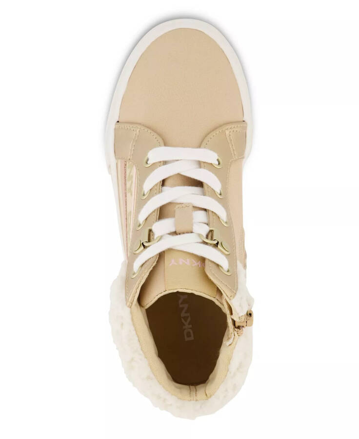 Big Girls Hannah Elastic Sneakers Gold-tone - 6