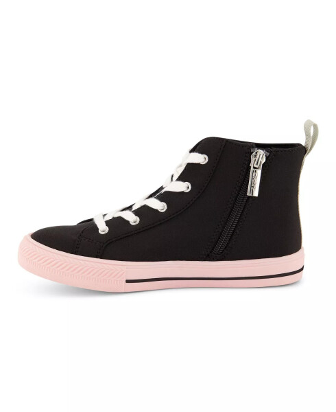 Big Girls Hannah High Top Sneakers Black, Pink - 5