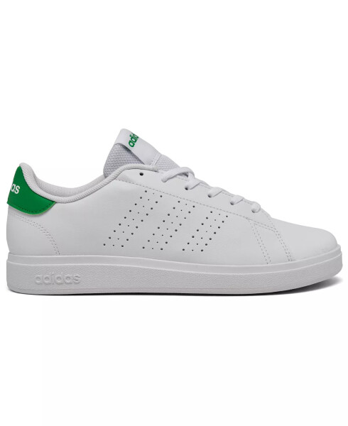 Big Kids Advantage Base 2.0 Casual Sneakers from Finish Line in White/Green. - 4