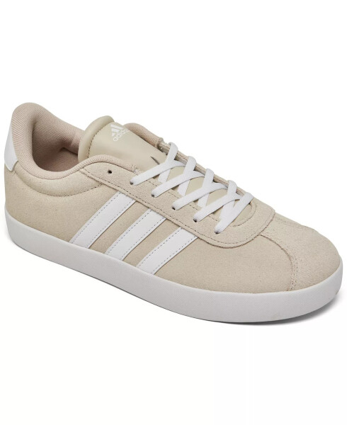 Big Kids VL Court 3.0 Casual Sneakers from Finish Line in Beige, Cloud White - 1