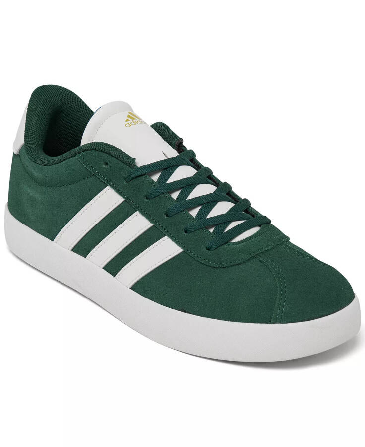 Big Kids VL Court 3.0 Casual Sneakers from Finish Line in Collegiate Green and Off White - 1