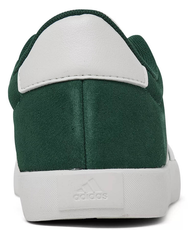 Big Kids VL Court 3.0 Casual Sneakers from Finish Line in Collegiate Green and Off White - 4