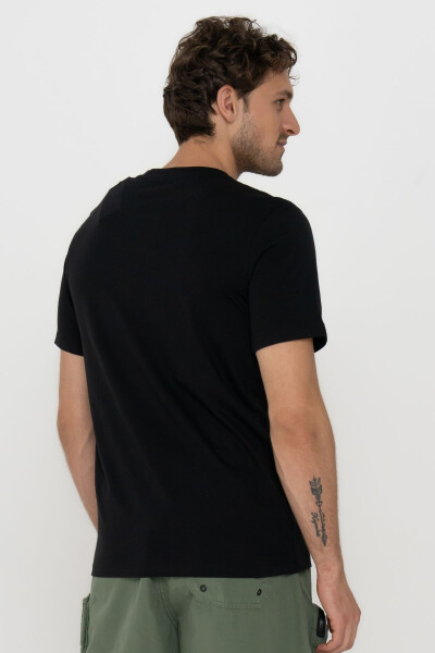 Bike Neck Logo Printed T-Shirt - 4