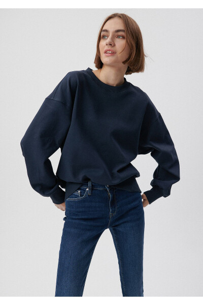 Bike Neck Navy Sweatshirt 1S10004-82318 - 11